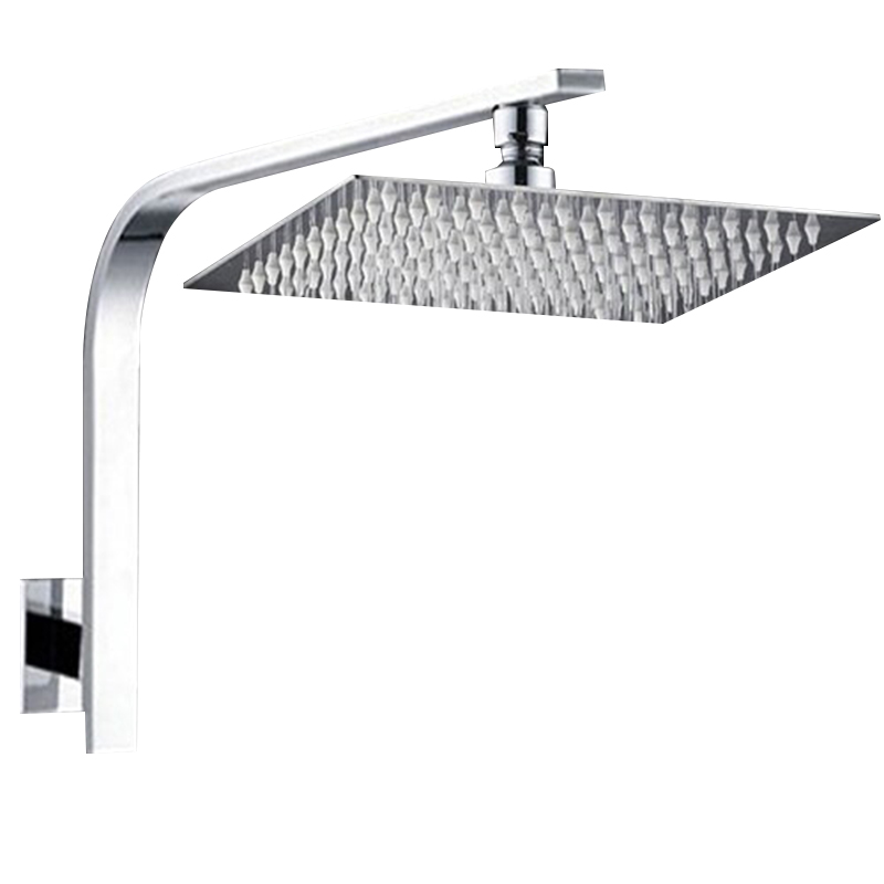 Fontana Luigi 8-Inch Chrome Finish Rainfall Square Shape Shower Head